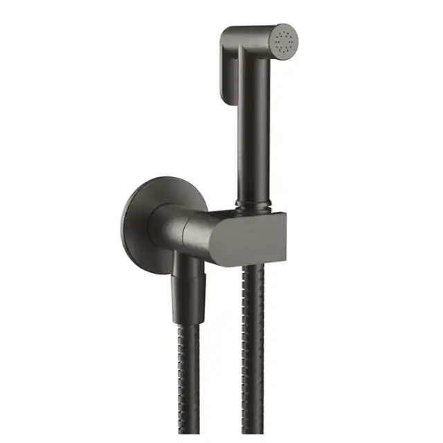 Gessi Origini Гигиенический душ, шланг 125см., цвет: Black Metal Brushed &nbsp; PVD