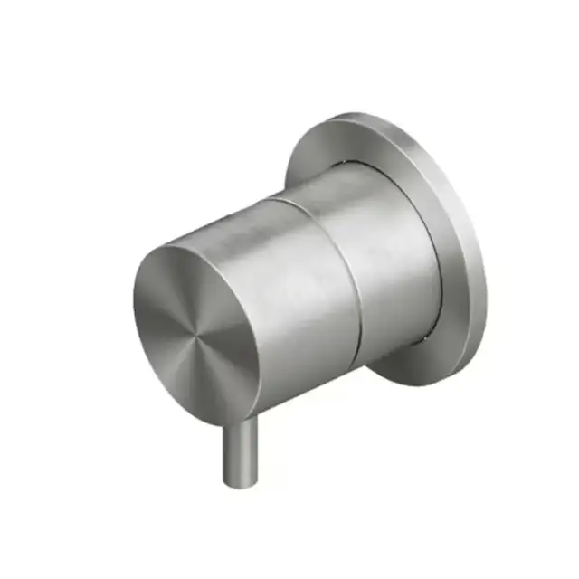 QuadroDesign Source Переключатель потоков, на 2 потребителя, цвет: brushed stainless steel