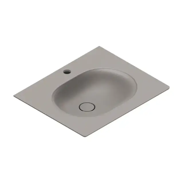 Catalano Sfera Раковина консоль 60x50см, с 1 отв., цвет: Tortora Satinato