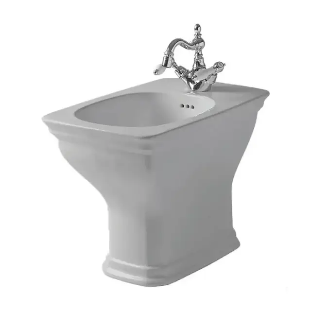 Artceram Civitas Биде напольное 36x54 cм, 1 отверстие, цвет: серый