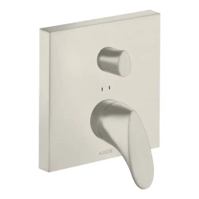 Axor Starck Organic Смеситель для ванны, встраиваемый, с переключателем на 2 потока, цвет: сталь