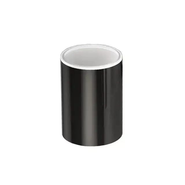 Colombo Plus Стакан металлический, настольный, цвет: PVD графит полированный