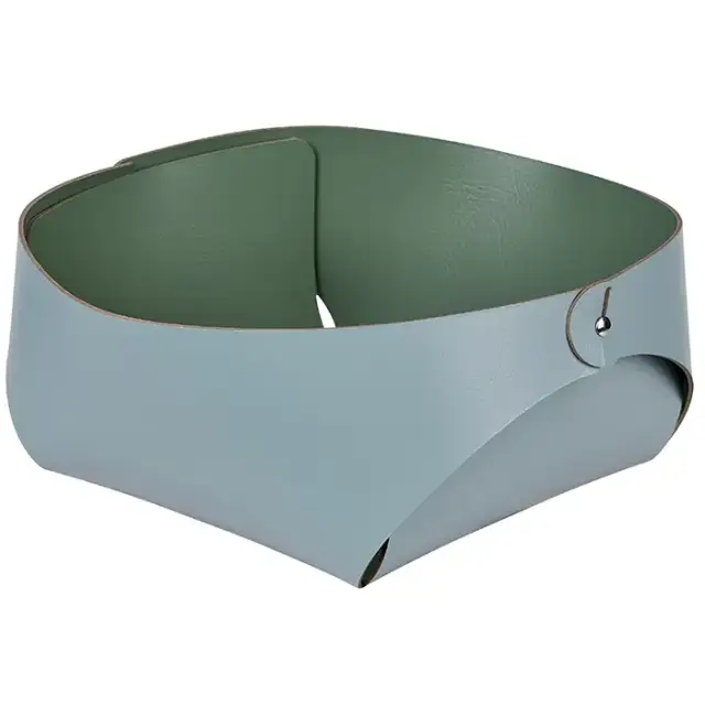 ADJ Корзинка Flora, 20x20xH9 см., цвет: небесный/эвкалипт