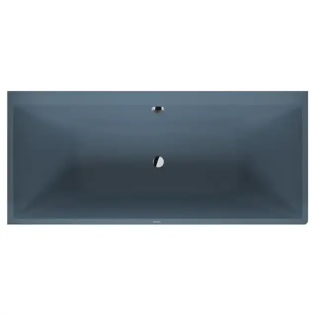 Duravit Vitrium Ванна встраиваемая 180x80см, Sx, с ножками, с2 наклонами для спины, прямоугольная, цвет: синий матовый
