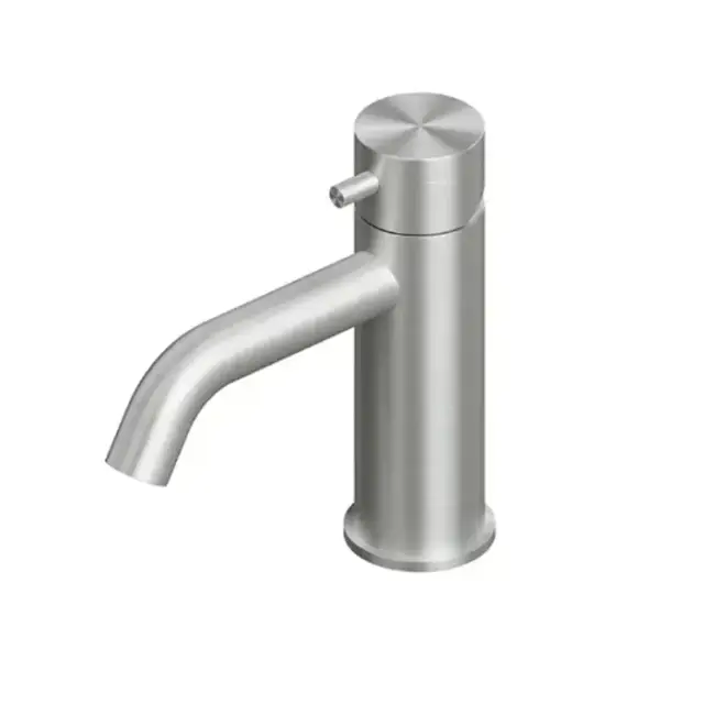 QuadroDesign Source Смеситель для раковины, на 1 отв., цвет: brushed stainless steel