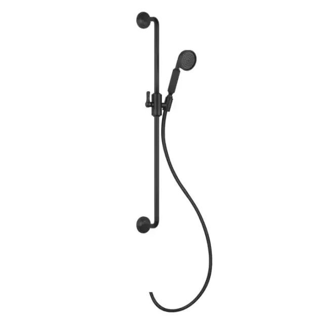 Gessi Venti20 Штанга для душа 800 мм., с ручным душем и шлангом 1500 мм., цвет: черный матовый