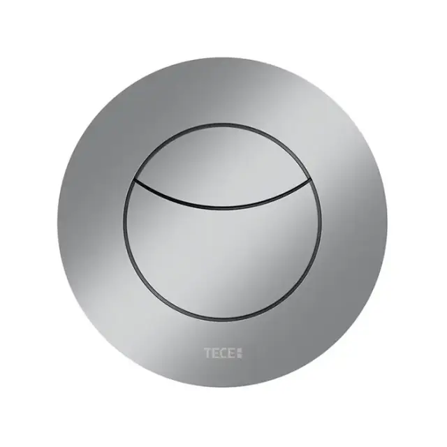 TECEflushpoint Панель смыва пневмо, 2 клавиши, круглая, цвет: хром матовый