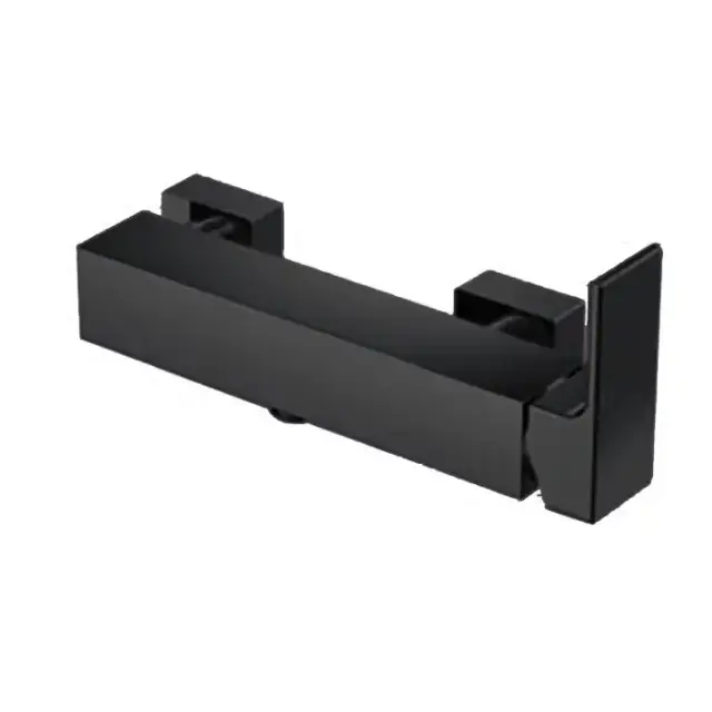 Gattoni Kubik Смеситель для душа, однорычажный, вывод снизу, цвет: черный матовый