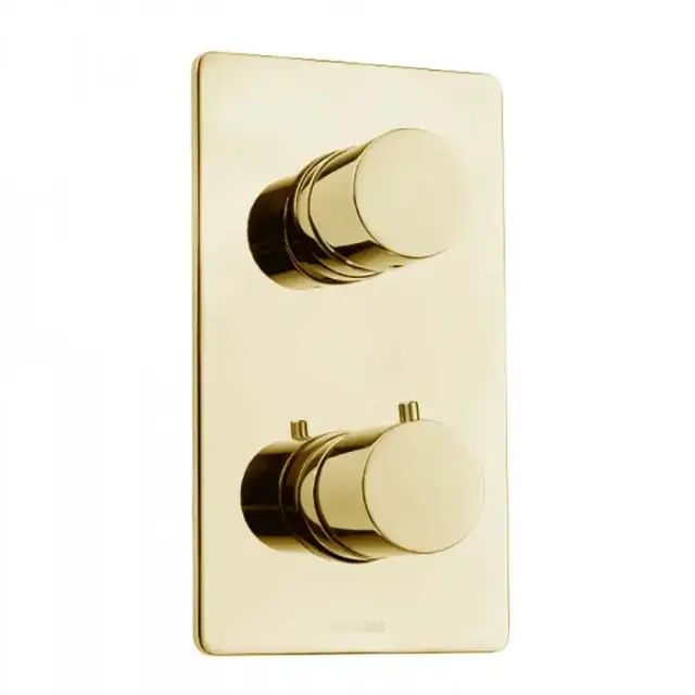 Bossini Oki Термостат для душа, встраиваемый, с девиаторм 1/2/3/4/5, цвет: золото