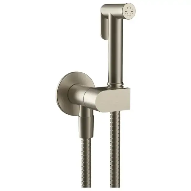 Gessi Eleganza Гигиенический душ, шланг 125см, цвет: Finox Brushed Nickel