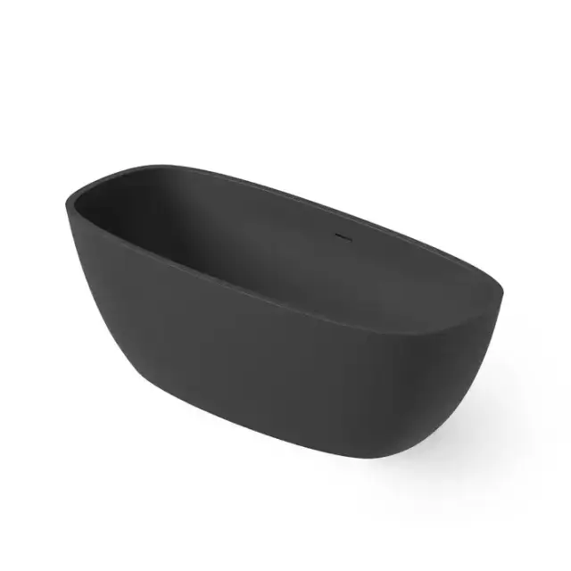 Dea Design Soul Ванна 170х72х56см., отдельностоящая, Solid Surface, цвет: Black №16