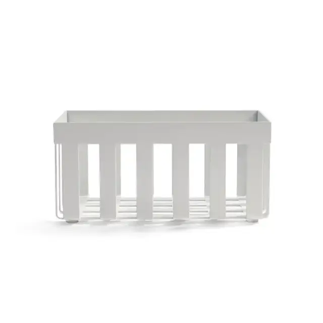 Decor Walther DW 354 Бокс универсальный 20x12.5x9.5см, настольный, цвет: белый матовый