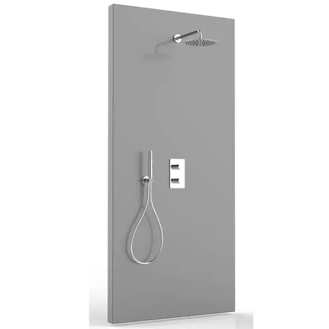 Bossini Tetis Душевая система: верхний душ &Oslash;25см., ручной душ и шланг 150см., цвет: хром