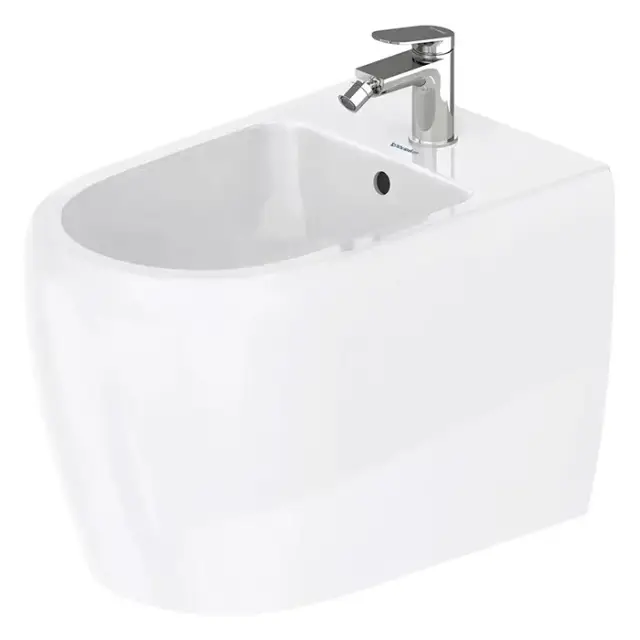 Duravit Qatego Биде напольное 39х60х40см., 1 отв., Wei&szlig; Hochglanz, цвет: белый