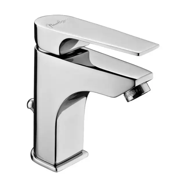 Nicolazzi Jungfrau Смеситель для раковины, с донным клапаном, на 1 отверствие, излив: 101 мм, цвет: хром