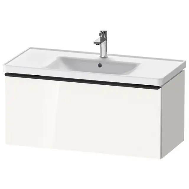 Duravit D-Neo Тумбочка подвесная 98.4х44x45.2см., раковина, 1 ящик, цвет: белый высокоглянцевый