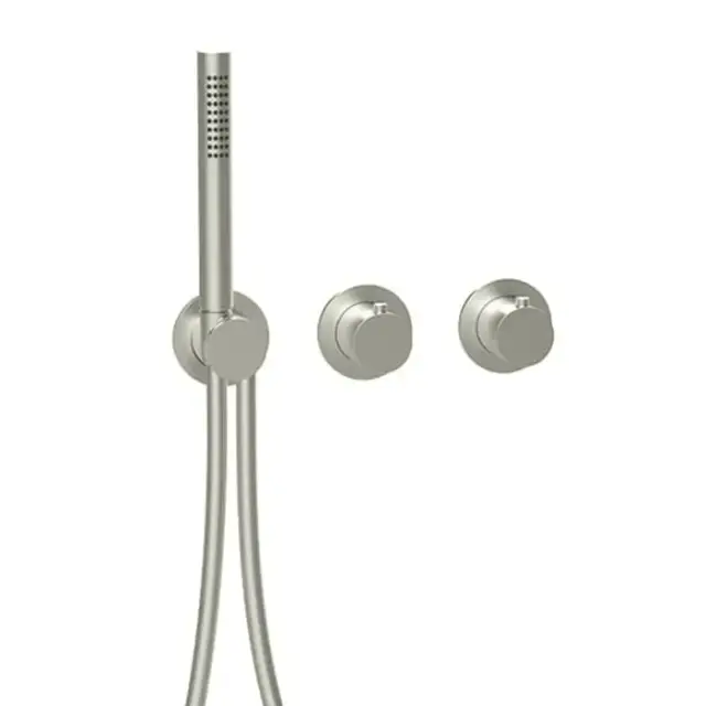 Almar Смеситель для душа, встраиваемый, с ручным душем, на 2-3 источника, цвет: Nichel Brushed