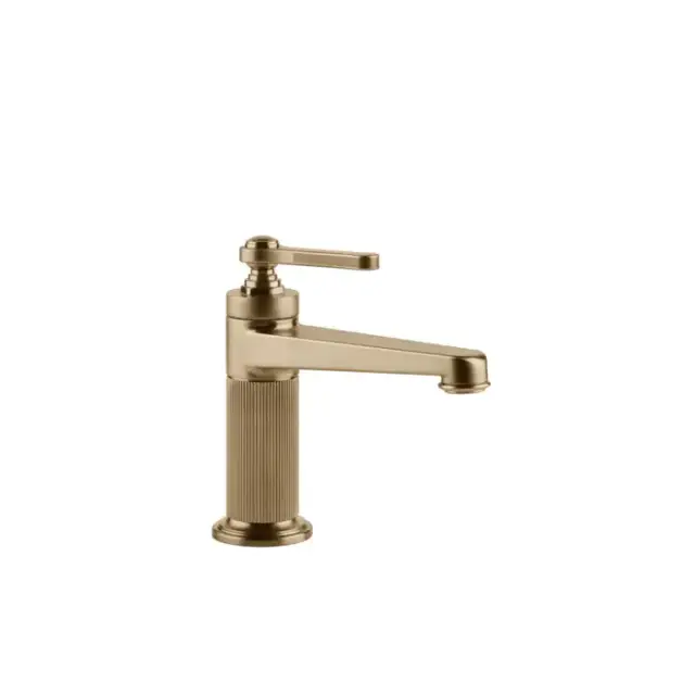 Gessi Venti20 Смеситель для раковины, на 1 отв., с донным клапаном, цвет: Warm Bronze Br. PVD