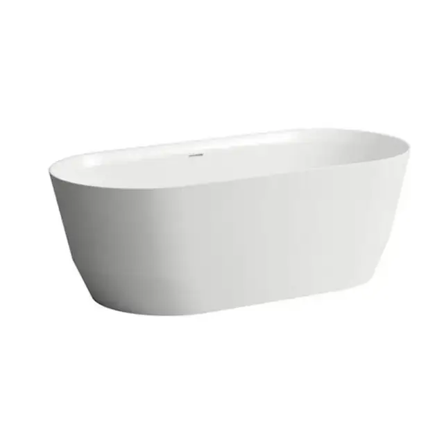 Laufen Pro Ванна отдельностоящая, 165х75см., слив click-clack, цвет: белый