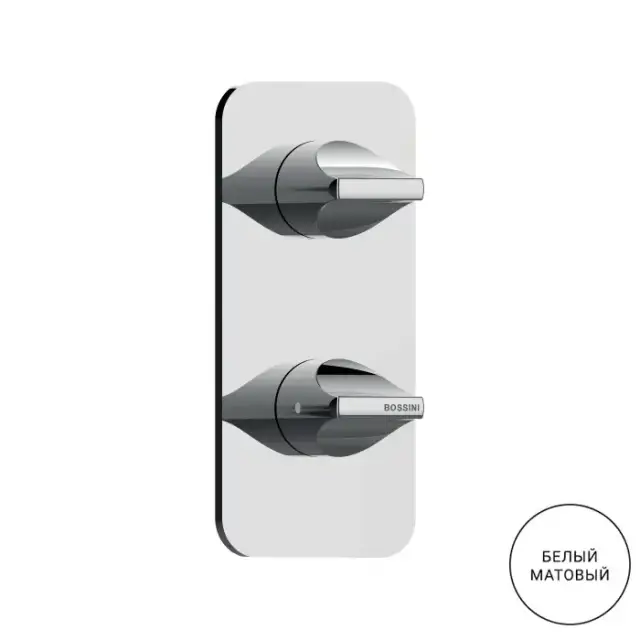 Bossini Apice Смеситель для душа, встраиваемый, термостатический, цвет: белый матовый