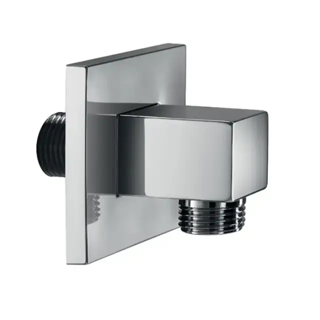 Almar Square Подключение для шланга, квадратное, цвет: хром