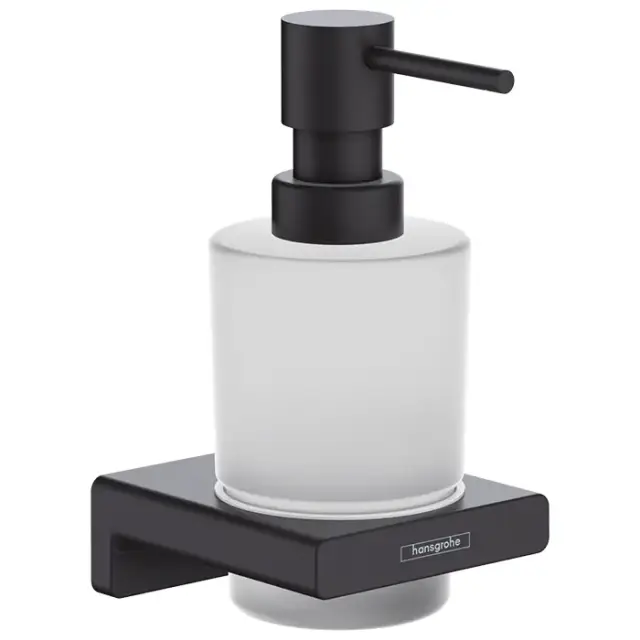 Hansgrohe AddStoris Диспенсер для жидкого мыла, цвет: черный матовый
