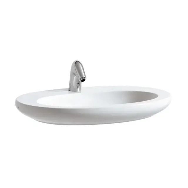 Laufen Alessi One Раковина-чаша 75х52х9 см, 1 отв., покрытие LLC, цвет: белый