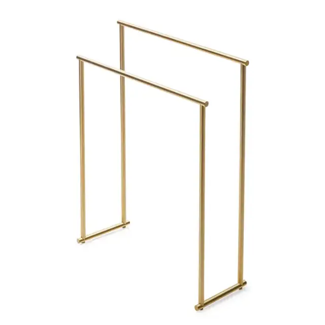 Decor Walther Bar Полотенцедержатель 87см., напольный, двойной, цвет: золото матовое