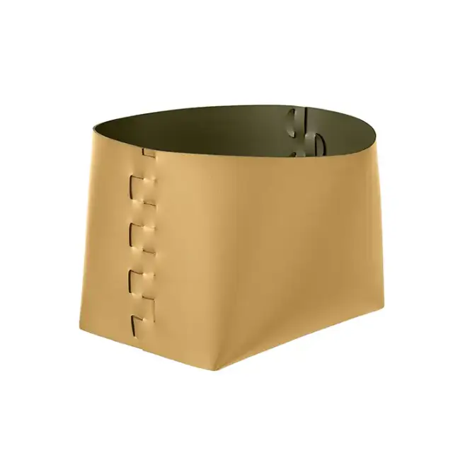 ADJ Корзина Helena, 35x30xH26 см., цвет: горчичный/оливковый