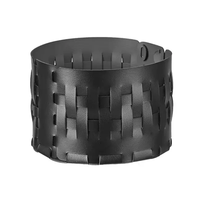 ADJ Корзина Bottega, D20xH12 см., цвет: черный/серый