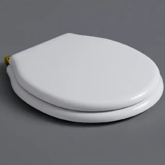 SIMAS Londra Сиденье для подвесного унитаза, цвет: белый/золото