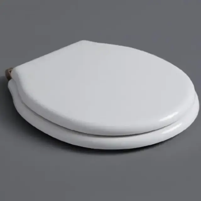 SIMAS Londra Сиденье для напольного унитаза, белый петли бронза