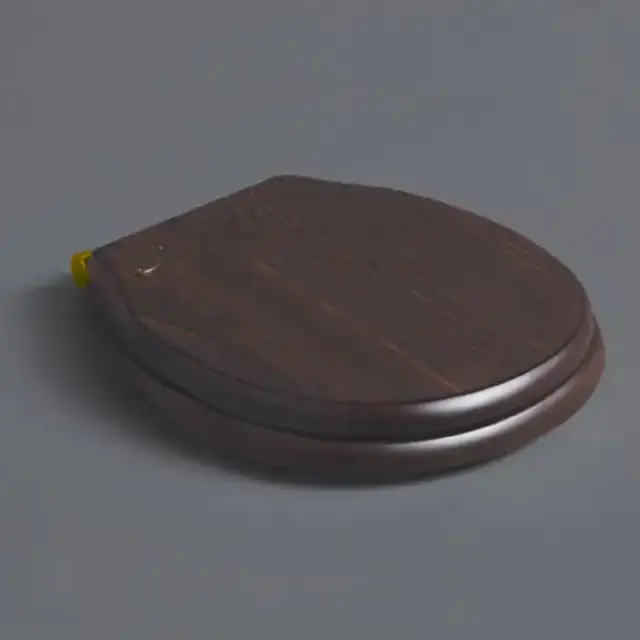 SIMAS Londra Сиденье для подвесного унитаза, микролифт, цвет: орех/золото