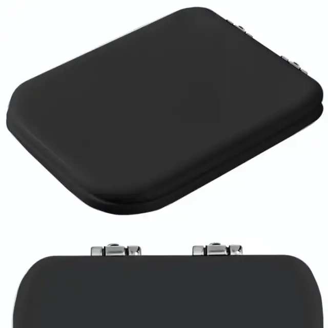 Kerasan Waldorf Сиденье для унитаза, микролифт, цвет: черный/хром