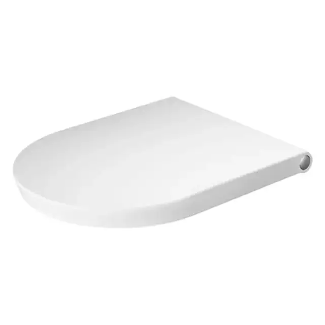 Duravit White Tulip Сиденье с крышкой для унитаза, с SoftClose, петли хром, цвет: белый