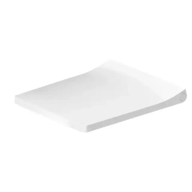 Duravit Viu Сиденье для компактного унитаза, микролифт, петли: нерж. сталь, цвет: белый