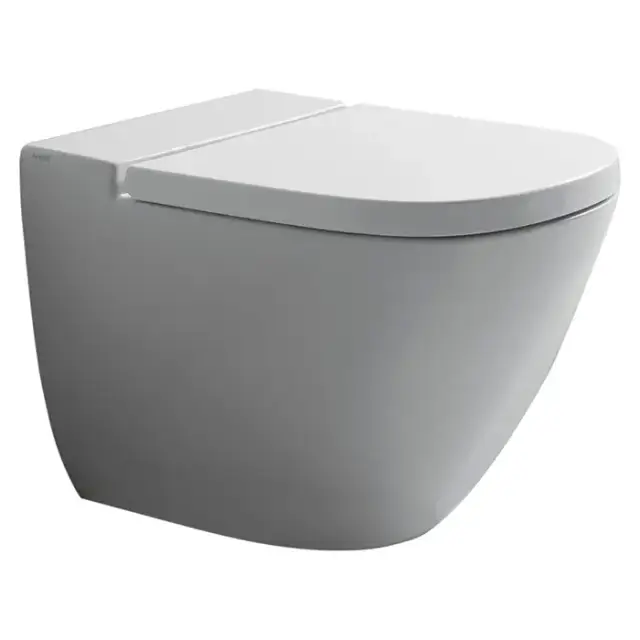 Globo Stockholm Унитаз напольный пристенный 58х37х42см, слив универсальный, цвет: белый