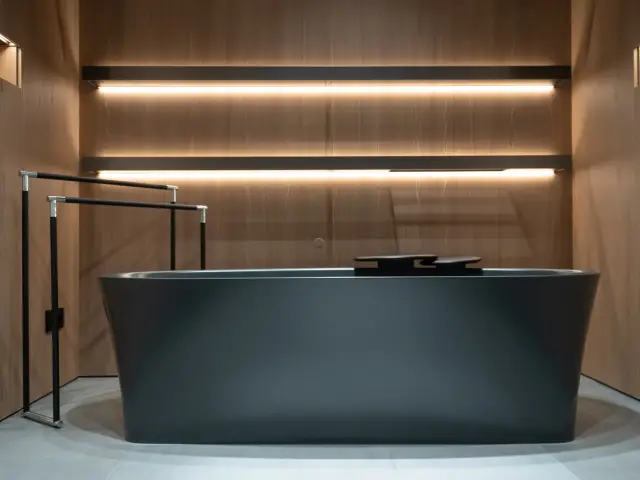 Ванна Milldue AZUMA 85 5100 цвет внутри и снаружи-GRAFITE OPACO-33