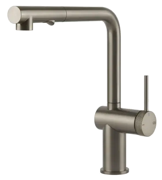 Смеситель для кухни Gessi INEDITO-GODRONATO 60477#149 FINOX BRUSHED NICKEL