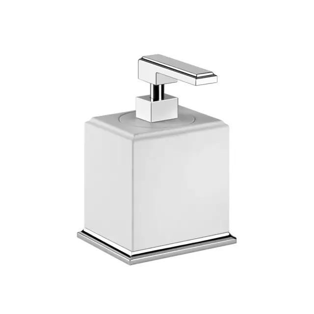 Дозатор Gessi ELEGANZA 46437#031 хром/белый