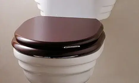 Сиденье для компакта, 36.5*42.5, массив дуб темный, хром