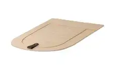 Сиденье с крышкой для унитаза с плавным закрыванием хром/белый