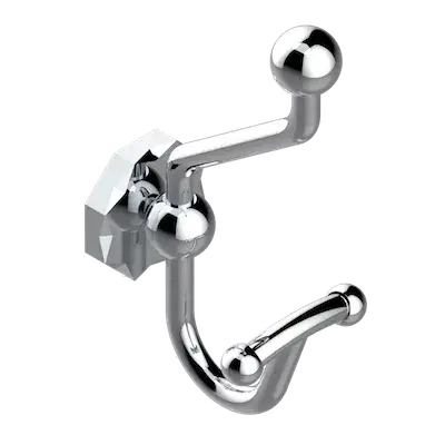 Крючок THG Nihal porcelaine U2N.G02.510A хром/золото