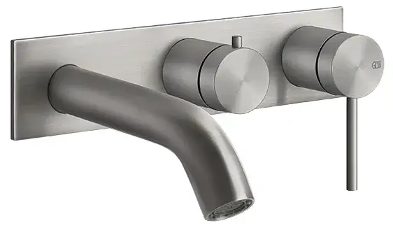 Смеситель для раковины Gessi BATH316 54136#239 Steel Brushed