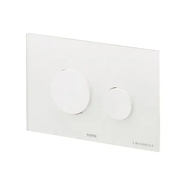 Клавиша смыва для встроенного бачка 22*5*h15, гибридная эпоксидная смола, цвет белый