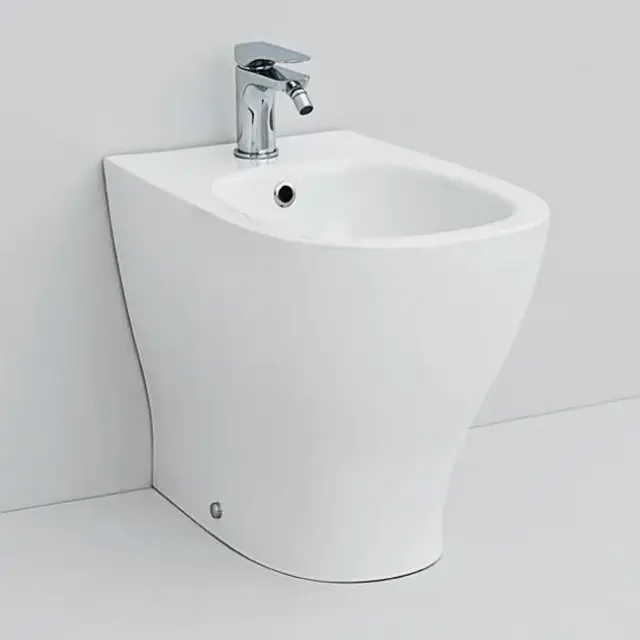 Биде Art Ceram TEN TEB001.01;00 белый блестящий