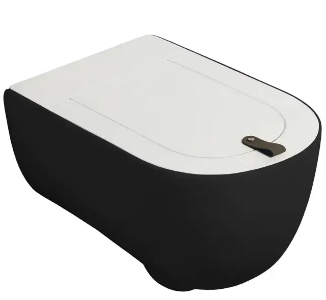 Унитаз Art Ceram THE ONE THV001.17;00 черный матовый