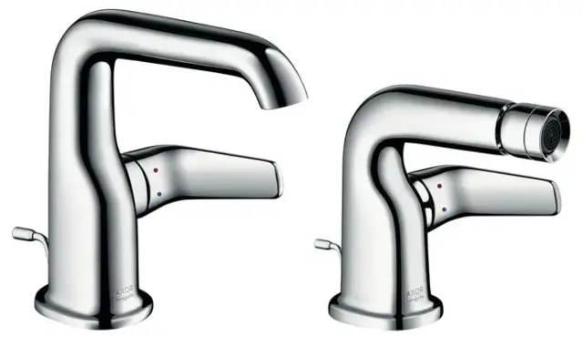 Смеситель для раковины AXOR Bouroullec 19013000+19210000 хром