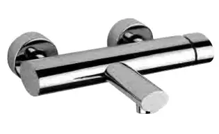 Смеситель для ванны Gessi Ovale 21513#149 Сталь брашированная