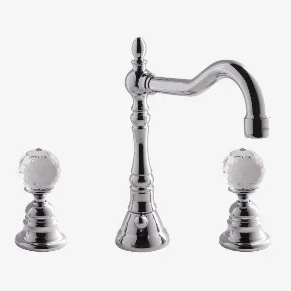 Смеситель для раковины Carlo Frattini Elizabeth Chic F5081CCR хром/хрусталь